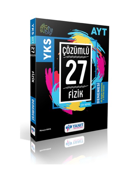 Yanıt Yayınları  AYT Fizik Çözümlü 27 Denemesi