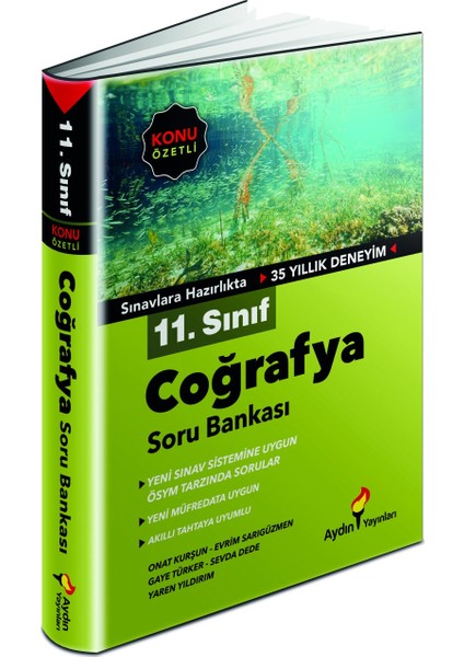 Aydın Yayınları 11. Sınıf Coğrafya Konu Özetli Soru Bankası