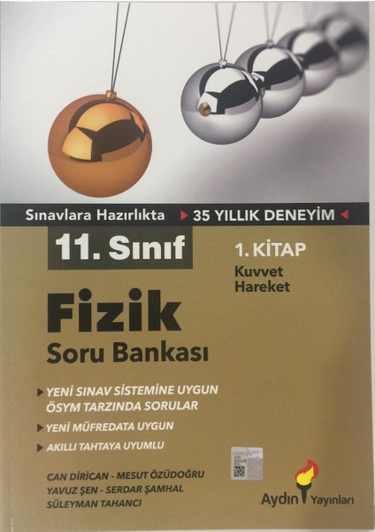 Aydın Yayınları 11. Sınıf Fizik Soru Bankası (1. Kitap)