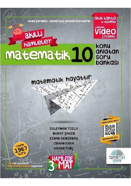3 Hamlade Mat 10.Sınıf Matematik Konu Anlatan Soru Bankası