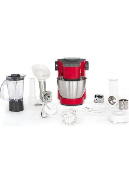 Wizzo Kırmızı Mutfak Şefi-Flex Whisk Teknolojisi