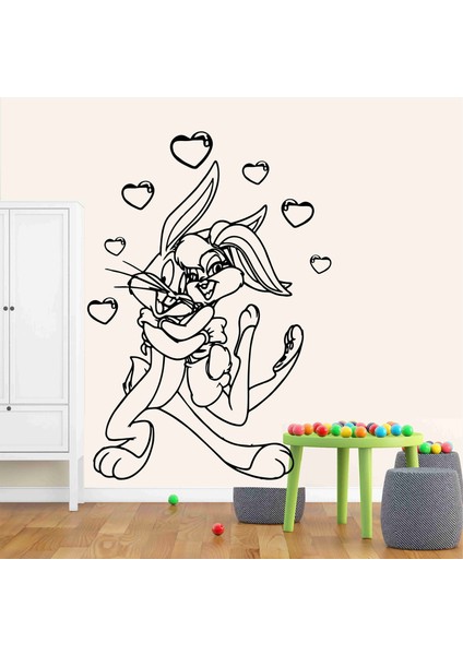 Buggs Bunny Love Duvar Sticker