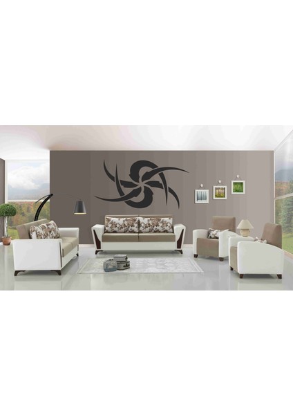 Salon Odası Tribal Duvar Sticker