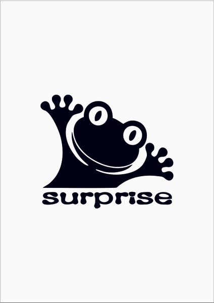 Suprise Kurbağa Duvar Sticker