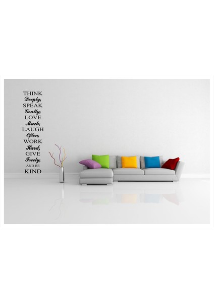 Şık İngilizce Yazı Duvar Sticker