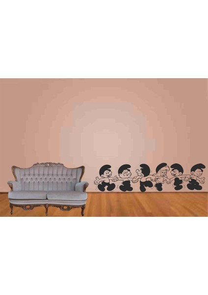 Şirinler Duvar Sticker