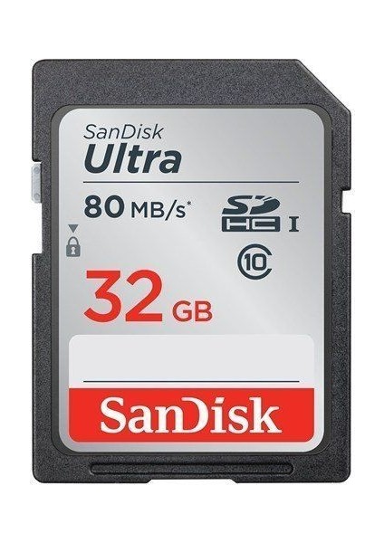 32Gb 80Mb/Sn Ultra Sdhc Hafıza Kartı Class 10