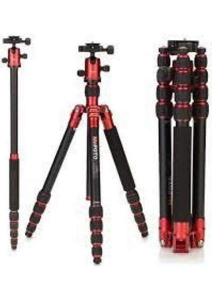 A-1350Q1 Mag.Alum.Colorful Travel Angel Tripod Kırmızı fiyatları