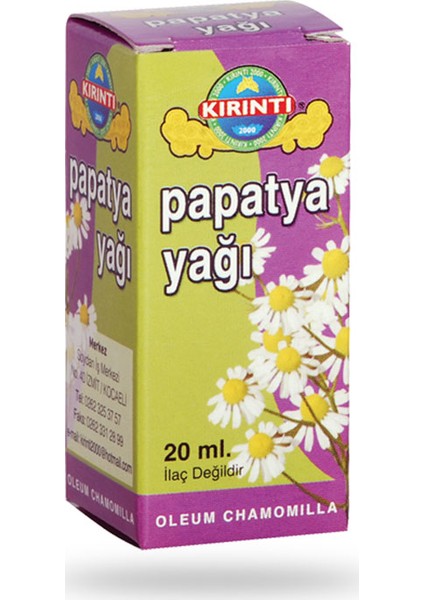 Papatya Yağı 20 ml