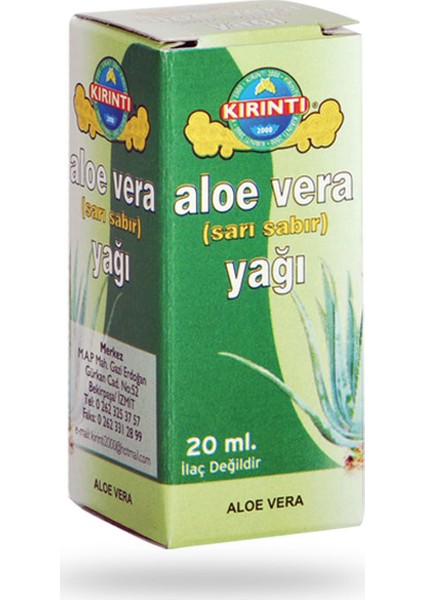 Aloe Vera Yağı 20 ml