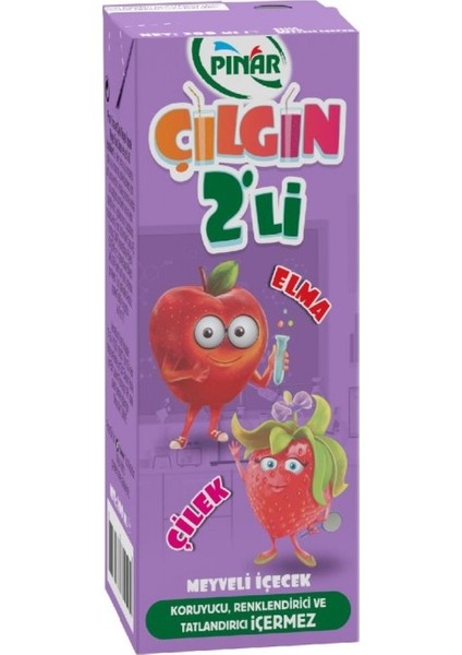 Çılgın İkili Elma Çilek 200 ml