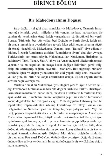 Atatürk - Bir Milletin Yeniden Doğuşu (Ciltli) - Lord Kinross