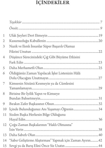 Ufak Şeyleri Dert Etmeyin - Richard Carlson fiyatları