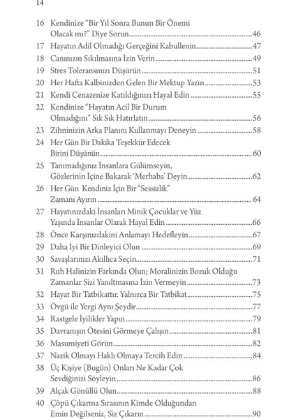 Ufak Şeyleri Dert Etmeyin - Richard Carlson modelleri