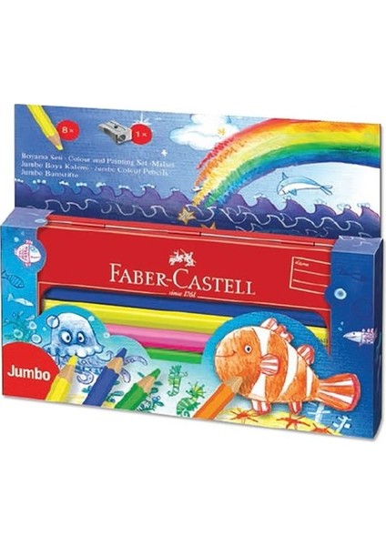 Boya Kalemi Metal Hediye Seti 8 Renk