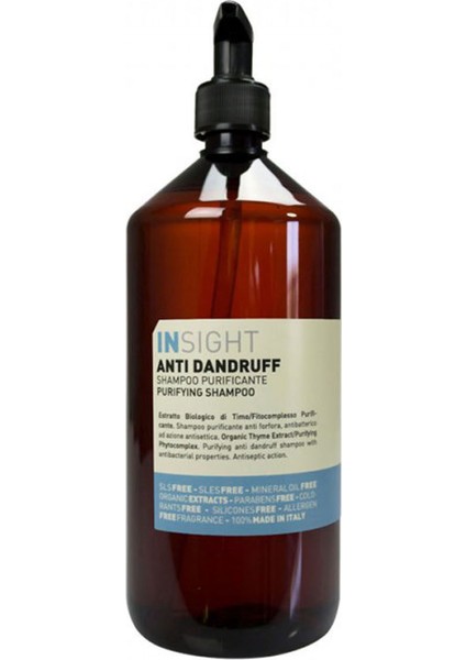 İnsight Anti Dandruff Kepekli Saçlar İçin Kepek Şampuan 900 ml