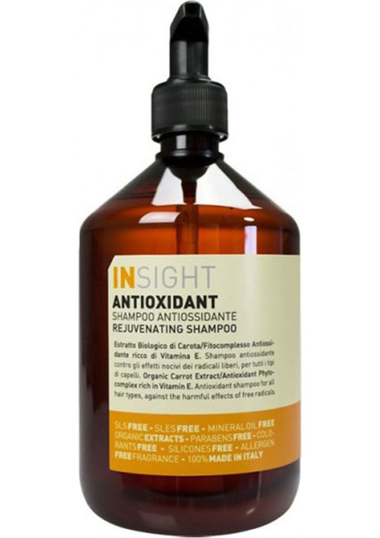 İnsight Antioxidant Parabensiz Sülfatsız Yenileyici Ve Koruyucu Şampuan 400 ml
