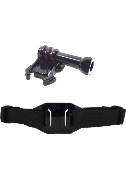GP04VH Aksiyon Kamera Delikli Kask Aparatı ve Hızlı Tak Çıkar Vidalı 3lü Set