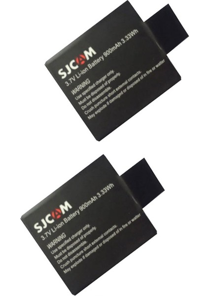 SJCAM SJ4000 SJ5000 Elite M10 Aksiyon Kamera 900 mAh İkili Yedek Batarya Pakedi fırsatları