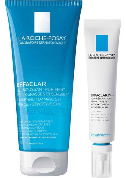 Effaclar Gel 200 ml + Effaclar K+ 30 ml Set