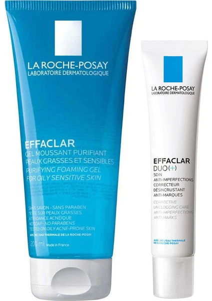 La Roche-Posay Effaclar Gel 200 ml + Effaclar Duo+ 40 ml Set