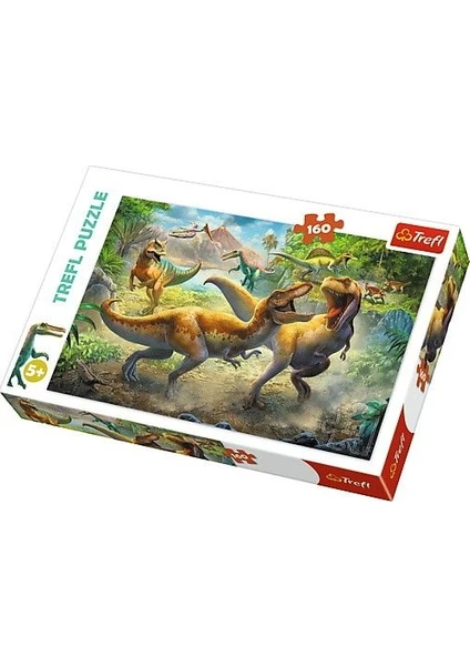 Puzzle Fighting Tyrannosaurs 160 Parça Puzzle