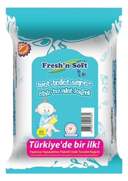 Fresh'n Soft Islak Tuvalet Kağıdı  6'Lı  Fırsat Paketi  360 Yaprak