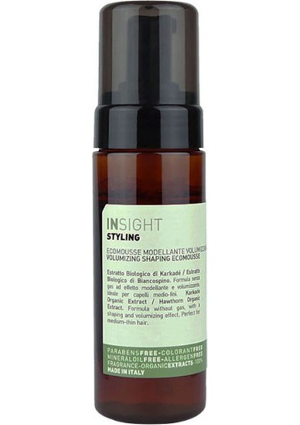 İnsight Styling Volumizing & Modelling İnce Telli Saçlar İçin Hacimlendirici Gazsız Köpük 150 ml