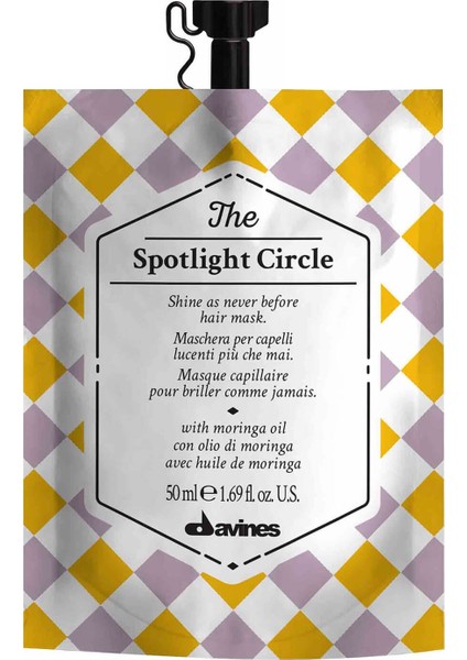 The Spotlight Circle Mat Saçlar İçin Parlaklık Kazandıran Bakım Maskesi 50 ml