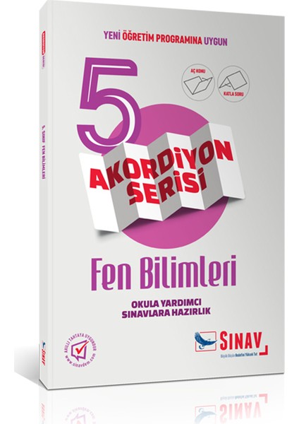 Sınav Yayınları 5. Sınıf Fen Bilimleri Akordiyon Kitap