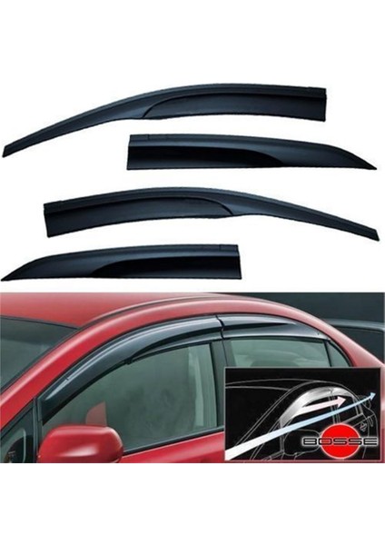 Hyundai Accent Blue Cam Rüzgarlığı Mugen Tip Sunplex 2011 Sonrası