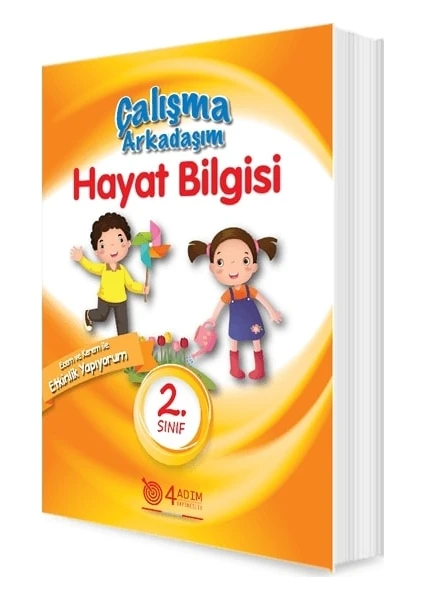 4 Adım Yayınları 4 Adım 2. Sınıf Hayat Bilgisi Çalışma Arkadaşım