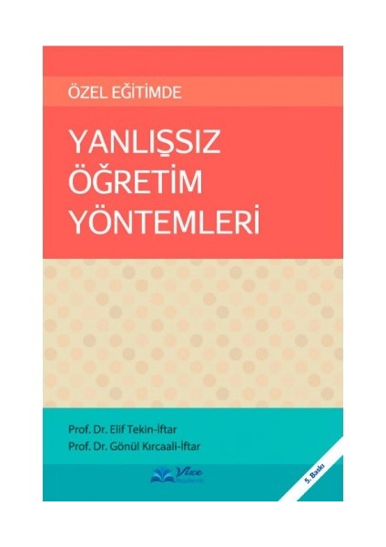 Özel Eğitimde Yanlışsız Öğretim Yöntemleri