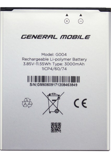 General Mobile Discovery Gm6 Batarya