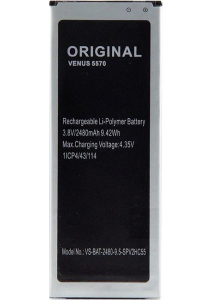 Vestel Venüs 5570 Batarya