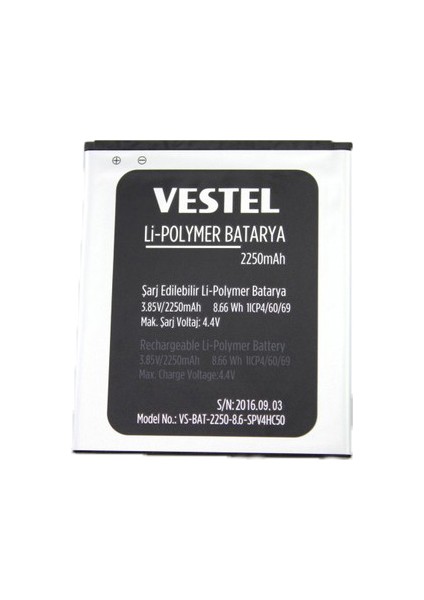 Vestel Venüs 5010 Batarya