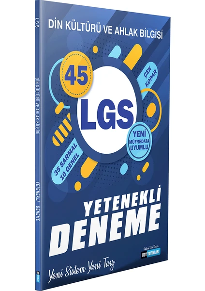 Ddy Yayınları Lgs 8.Sınıf Din Kültürü Ve Ahlak Bilgisi Yetenekli 45 Deneme -