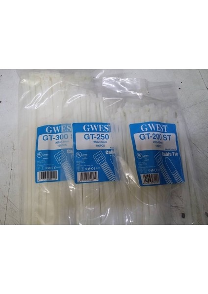 Gt-150 150X3.6Mm Beyaz Plastik Kelepçe modelleri