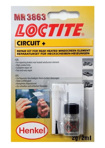 Loctite MR 3863 Cam Rezistans Tamir Kiti 2 ml