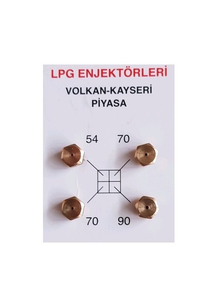 100 takım 6 Lik Lpg Ocak Memesi