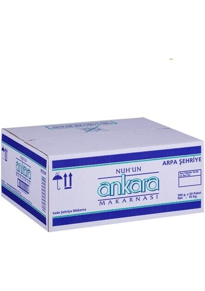 Nuhun Ankara Arpa Şehriye 500 gr 20 Li