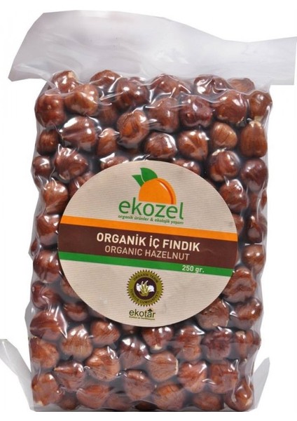 Organik Naturel Fındık 250 gr