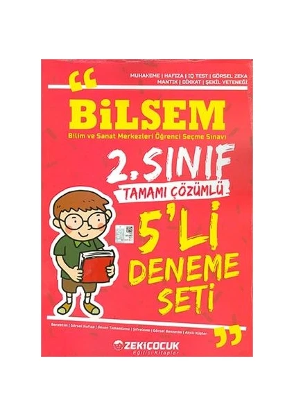 Örnek Akademi Yayınları Zeki Çocuk 2. Sınıf Bilsem 5’li Deneme Seti