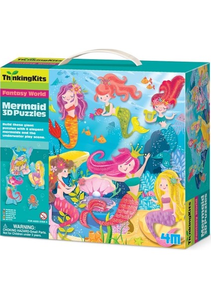 Puzzles Mermaid 3D / 3 Boyutlu Yapboz Denizkızı