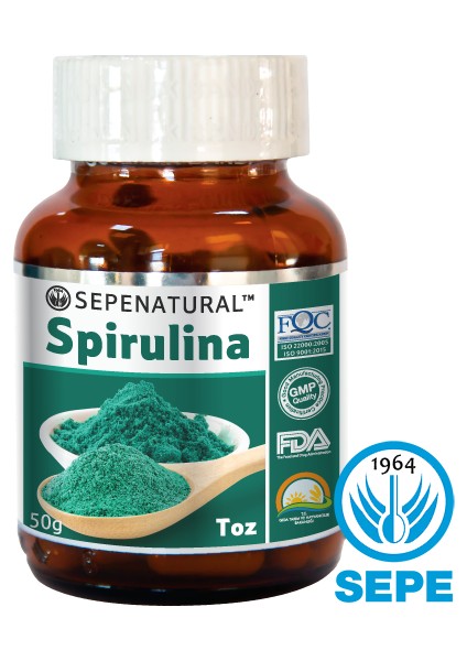 Toz Spirulina 50 gr fiyatları