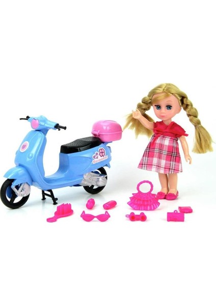 Scooterli Aksesuarlı Bebek