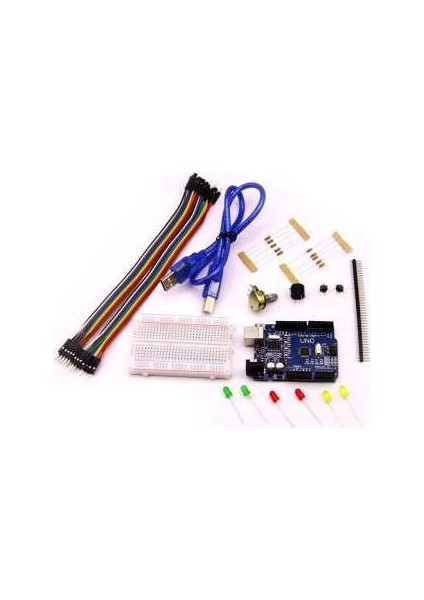 Uno R3 Eğitim Seti-Arduino Uno Başlangıç Seti - Arduino Uno Set