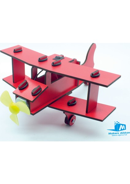 Ahsap Pervaneli Uçak - Stem Maker