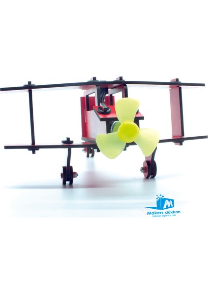 Ahsap Pervaneli Uçak - Stem Maker