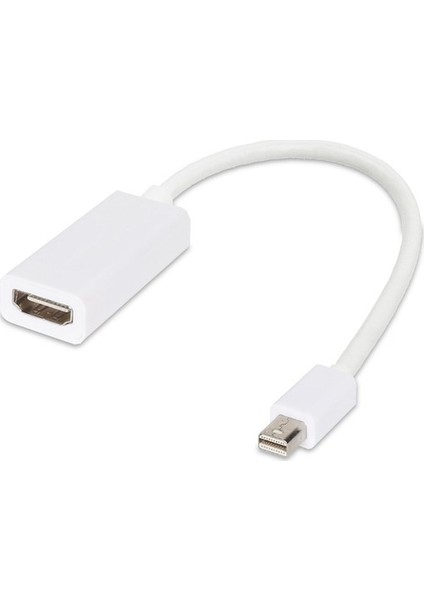 Mini Display Port To HDMI Dönüştürücü Kablo Mdp Male (Erkek) HDMI Famele (Dişi)